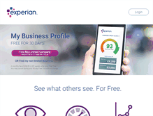 Tablet Screenshot of mybusinessprofile.com